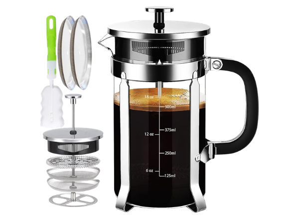 YMMIND French Press Coffee Maker 304 Stainless Steel